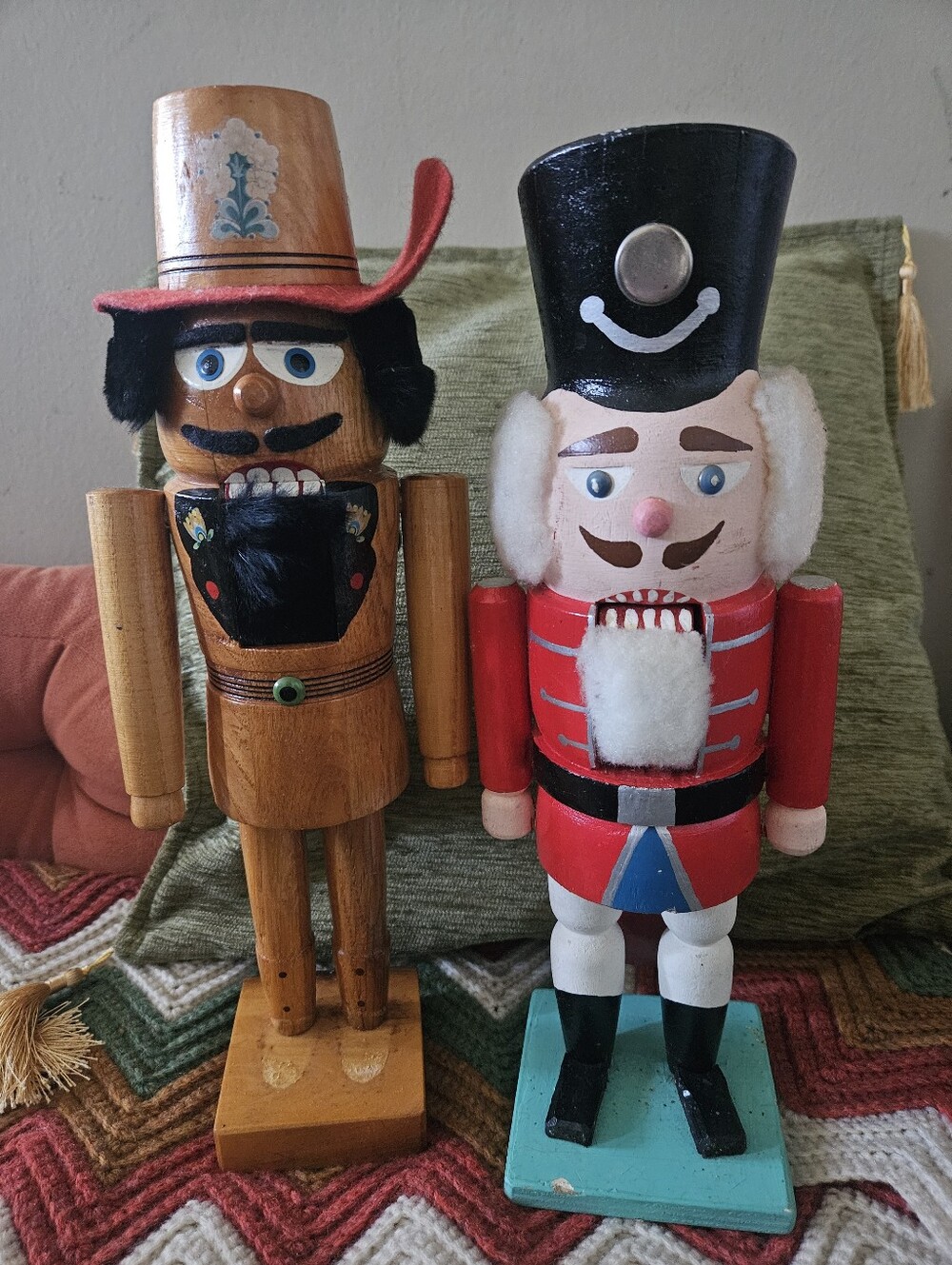Vintage Nutcrackers Christmas Holiday Decoration.